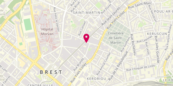 Plan de Le Printemps, 59 Rue Jean Jaurès, 29200 Brest