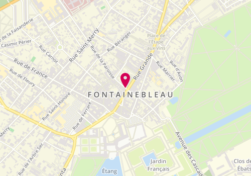 Plan de Bcbg, 1 Rue de la Paroisse, 77300 Fontainebleau