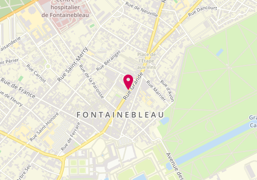 Plan de Timberland, 59 Rue Grande, 77300 Fontainebleau