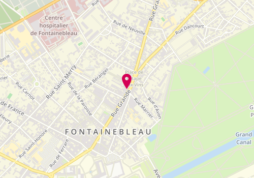 Plan de Ikks, 89 Rue Grande, 77300 Fontainebleau