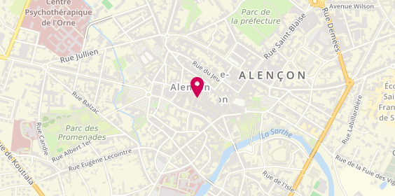 Plan de Méphisto Shop, 55 Rue Sieurs, 61000 Alençon
