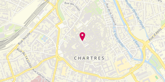 Plan de Cuir et Flammes - Maroquinerie Chartres, 14 place du Cygne, 28000 Chartres