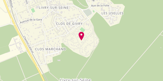 Plan de LASZLO Carmen, Domaine Artemis
16 Rue Les Mardelles, 77000 Livry-sur-Seine