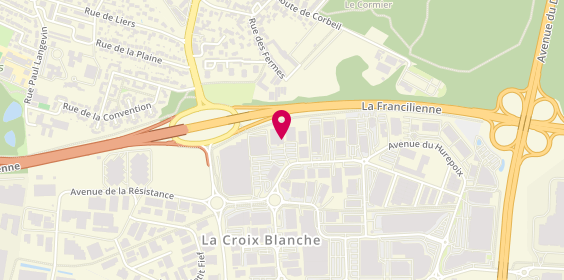 Plan de Décathlon, Zone Industrielle de la Croix Blanche, 91700 Sainte-Geneviève-des-Bois