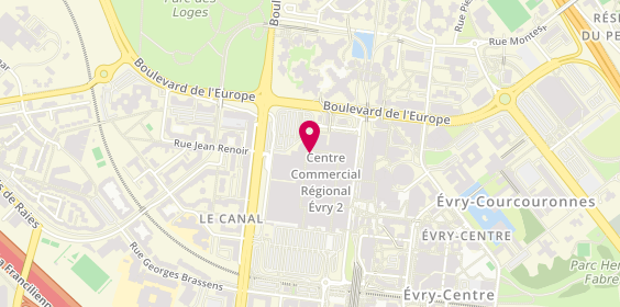Plan de H&M, 1 Boulevard de l'Europe, 91000 Évry-Courcouronnes