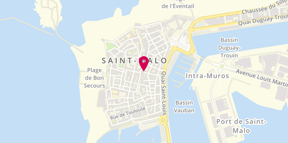 Plan de Tbs Saint-Malo, 1 Rue Porcon de la Barbinais, 35400 Saint-Malo