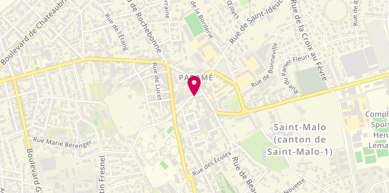 Plan de CAILLIBOTTE Annie, 9 Rue Gardelle, 35400 Saint-Malo