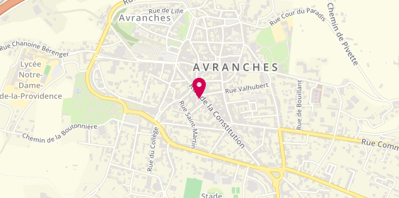 Plan de Tovatti, 30 Rue de la Constitution, 50300 Avranches