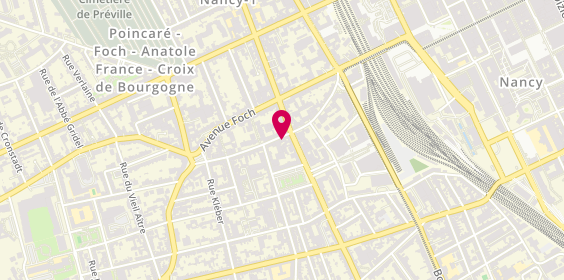 Plan de Rouge Libellule, 37 Rue de la Commanderie, 54000 Nancy