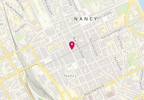 Plan de La Fée Maraboutée, 8 Rue Saint-Jean, 54000 Nancy