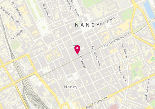 Plan de Max Mara, Rue Saint-Dizier 24, 54000 Nancy