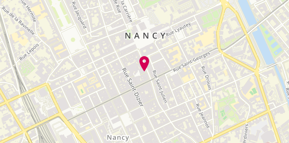 Plan de Geox, 42 Rue des Dominicains, 54000 Nancy