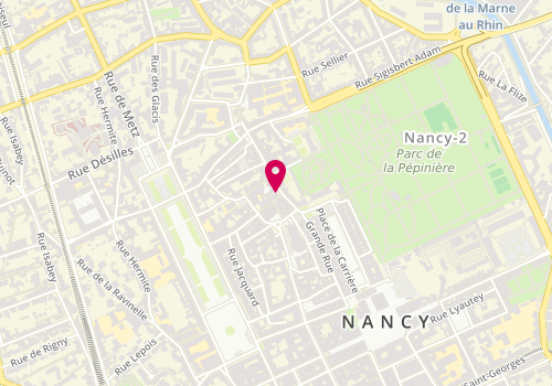 Plan de Paraboot, 83 Grande Rue, 54000 Nancy