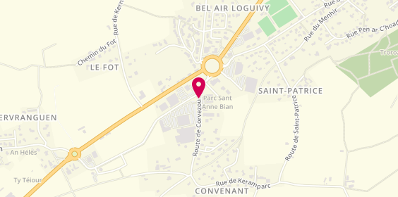 Plan de Distri-Center, 4 Rue du parc Saint Anne Bian Zone Commerciale de Bel Air, 22300 Ploulec'h