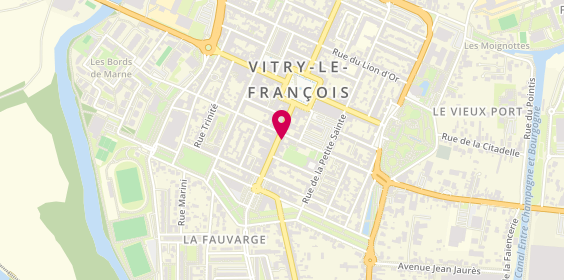 Plan de Tendances Chaussures, 26 Rue Aristide Briand, 51300 Vitry-le-François