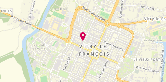 Plan de Intime, 15 Rue des Soeurs, 51300 Vitry-le-François