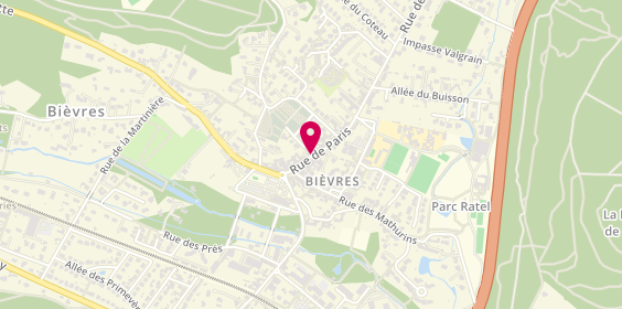 Plan de Blaise Aime Les Fraises, 13 Rue de Paris, 91570 Bièvres
