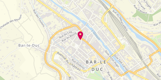 Plan de Lacourt Edith, 48 Rue Jean Jacques Rousseau, 55000 Bar-le-Duc