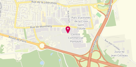 Plan de Sergent Major, Centre Commercial Carrefour 4 Route Nationale, 77340 Pontault-Combault