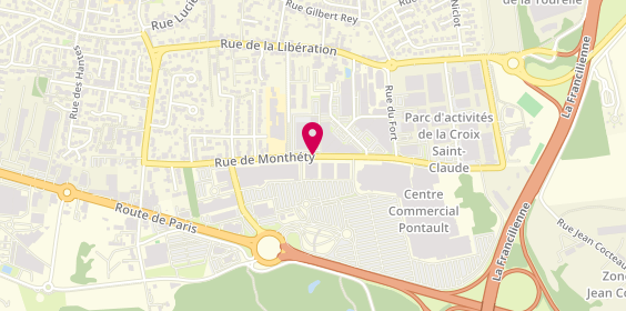 Plan de Etam Lingerie, Centre Commercial Carrefour
Route Nationale 4, 77340 Pontault-Combault