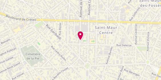 Plan de La Parisienne, 19 Rue Baratte Cholet, 94100 Saint-Maur-des-Fossés
