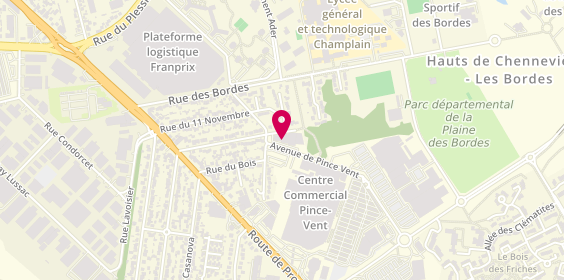 Plan de Au Fil des Marques, 3 Rue des Prés de Champlain, 94430 Chennevières-sur-Marne