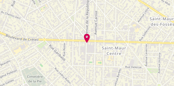 Plan de Margo, 1 Rue Baratte Cholet, 94100 Saint-Maur-des-Fossés