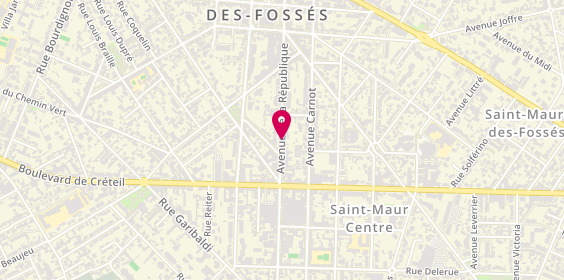Plan de Stop Grif, 59 avenue de la République, 94100 Saint-Maur-des-Fossés