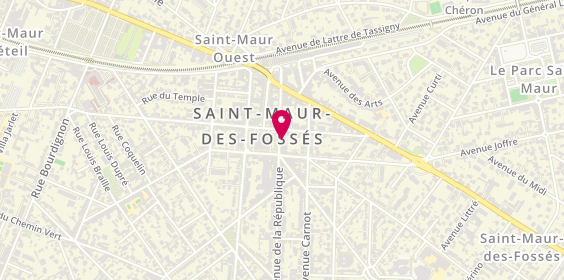Plan de Lm Boutique, 15 avenue de la République, 94100 Saint-Maur-des-Fossés