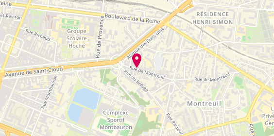 Plan de Emmanuelle B, 15 Rue de Montreuil, 78000 Versailles
