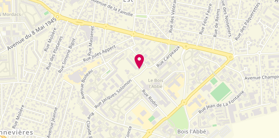 Plan de NEW Eure Style, 3 Centre Commercial Bois l'Abbé Place Rodin, 94500 Champigny-sur-Marne