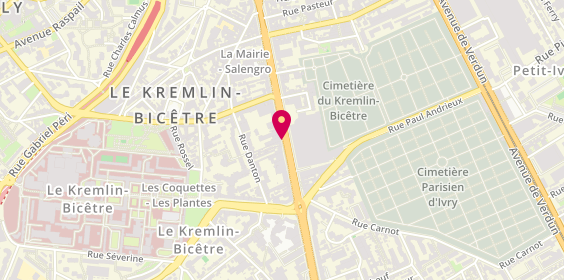 Plan de ESSAHM Amal, 70 Avenue de Fontainebleau, 94270 Le Kremlin-Bicêtre