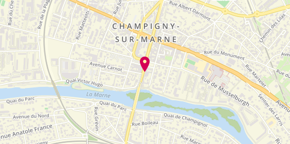Plan de M S Marques, 14 Rue Albert Thomas, 94500 Champigny-sur-Marne