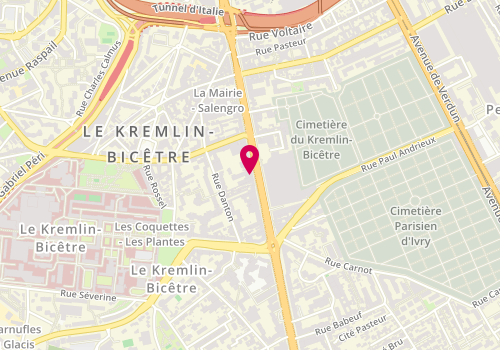 Plan de Chaussea, 68 avenue de Fontainebleau, 94270 Le Kremlin-Bicêtre