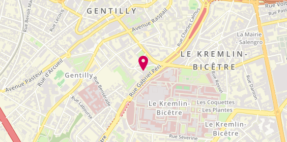 Plan de Cdt Tricots, 46 Rue de la Division du Général Leclerc, 94250 Gentilly