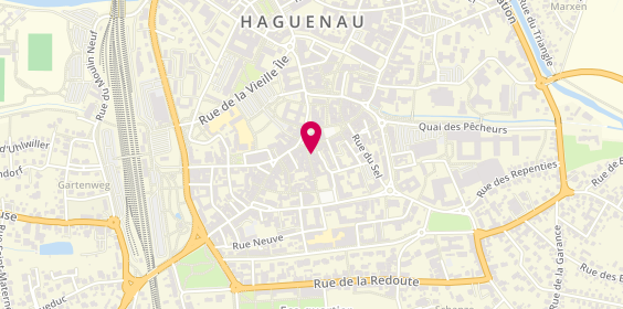 Plan de Waechter Lingerie, 3 Rue Georges Clemenceau, 67500 Haguenau