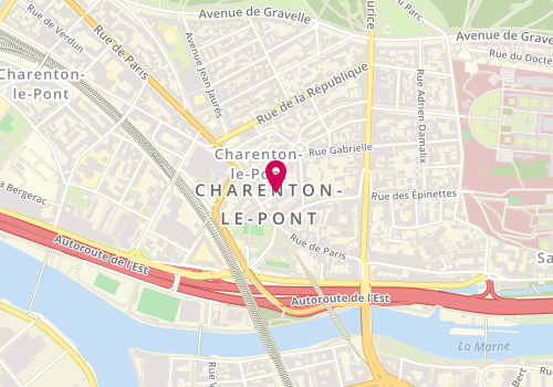 Plan de Jk Diffusion, 2 Rue Jean-Baptiste Marty, 94220 Charenton-le-Pont
