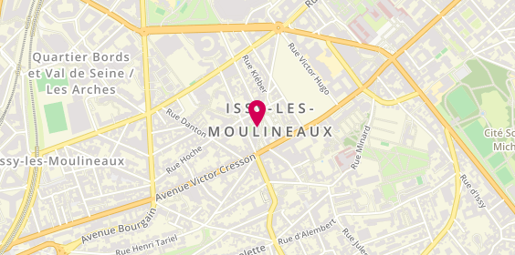 Plan de Chaussures Marcel, 30 avenue de la République, 92130 Issy-les-Moulineaux