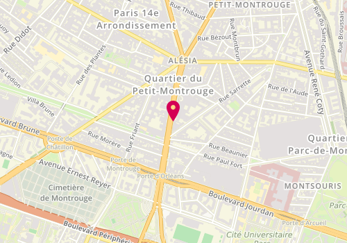 Plan de Iqra, 107 Avenue du General Leclerc, 75014 Paris