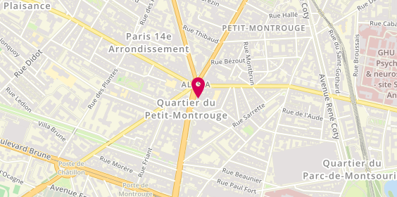 Plan de 1.2.3, 85 avenue du Général Leclerc, 75014 Paris
