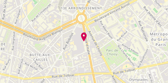 Plan de Promod, 30 avenue d'Italie, 75013 Paris