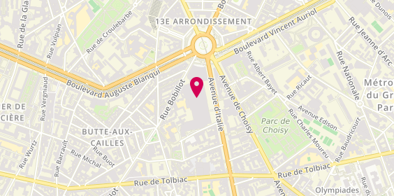 Plan de Minelli, Centre Commercial Galaxie
30 avenue d'Italie, 75013 Paris