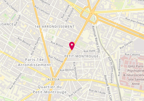 Plan de J R G, 31 Avenue du General Leclerc, 75014 Paris