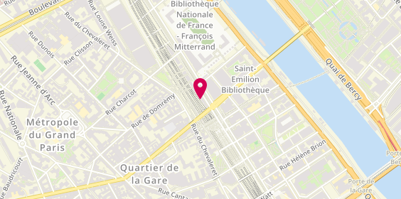Plan de Besson Chaussures, 123 avenue de France, 75013 Paris