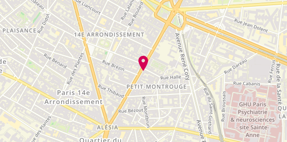 Plan de IKKS, 25 avenue du Général Leclerc, 75014 Paris