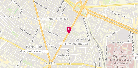 Plan de The Kooples Diffusion, 21 Avenue General Leclerc, 75014 Paris