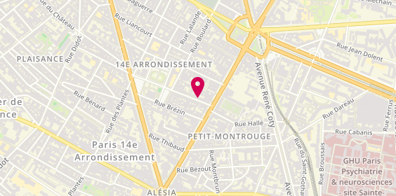 Plan de Safa, 8 Rue Mouton-Duvernet, 75014 Paris
