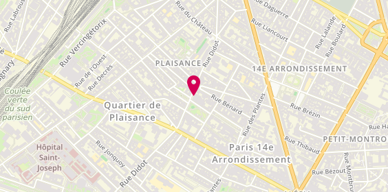 Plan de DEMBELE Mamady, 41 Rue Didot, 75014 Paris