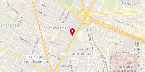Plan de TAMARIS, 22 avenue du Général Leclerc, 75014 Paris
