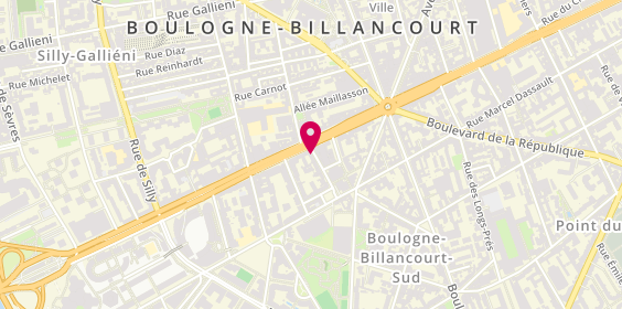 Plan de Morgane Diffusion, 2 Rue Liot, 92100 Boulogne-Billancourt